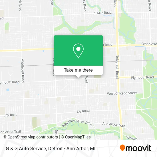 G & G Auto Service map
