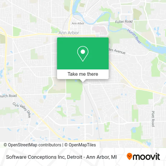 Software Conceptions Inc map