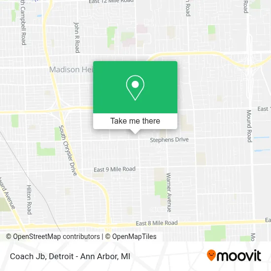 Coach Jb map