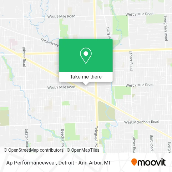 Ap Performancewear map