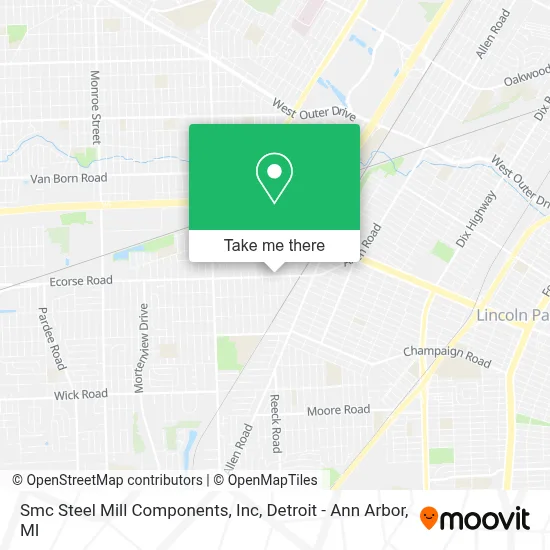 Smc Steel Mill Components, Inc map