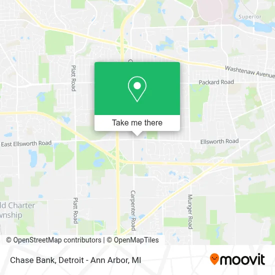 Chase Bank map