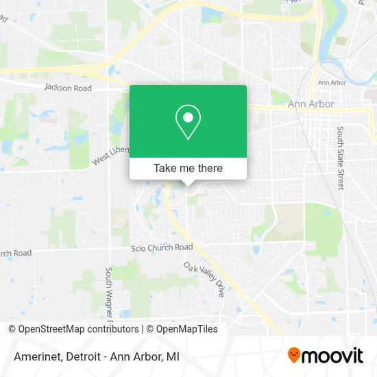 Amerinet map