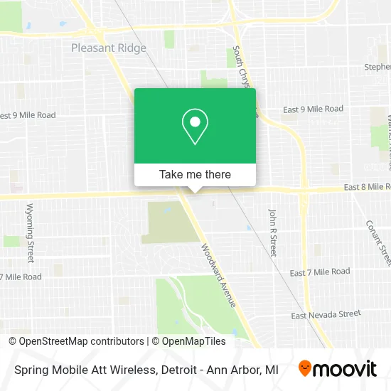 Spring Mobile Att Wireless map