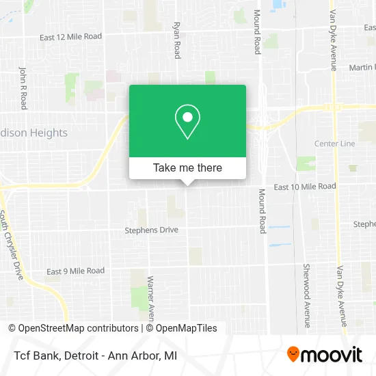 Tcf Bank map
