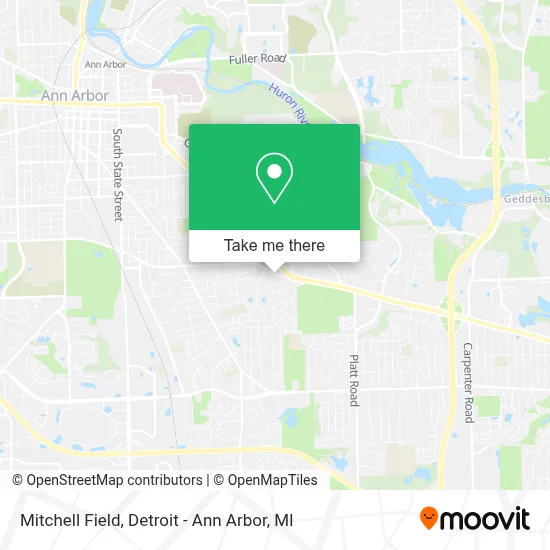 Mitchell Field map