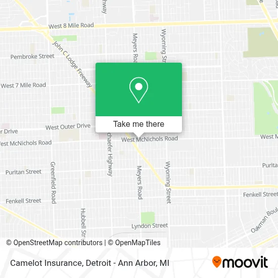Camelot Insurance map