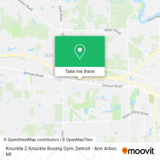 Knuckle 2 Knuckle Boxing Gym map