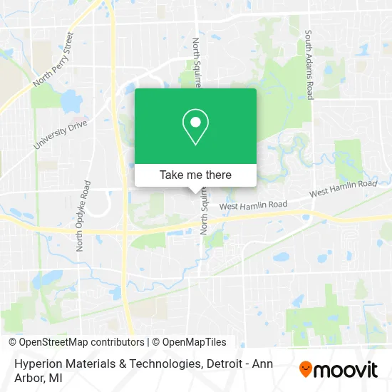 Hyperion Materials & Technologies map