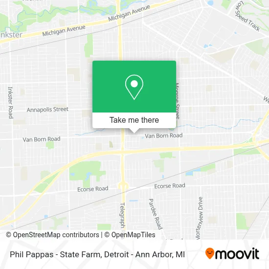 Phil Pappas - State Farm map
