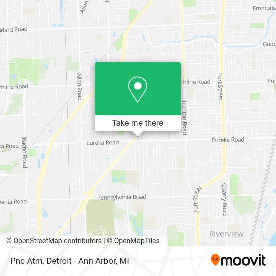 Pnc Atm map