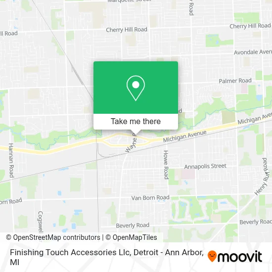 Finishing Touch Accessories Llc map