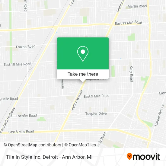 Tile In Style Inc map