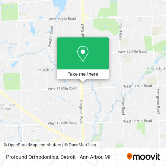 Profound Orthodontics map