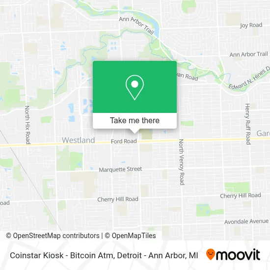Coinstar Kiosk - Bitcoin Atm map