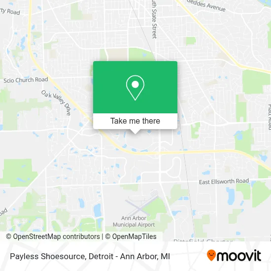 Payless Shoesource map
