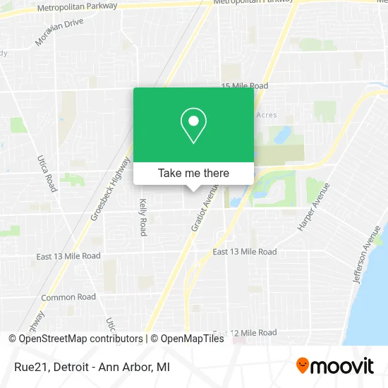 Rue21 map