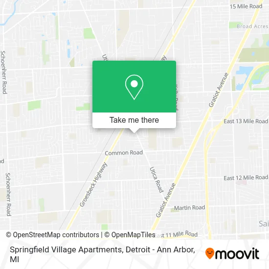 Springfield Village Apartments map