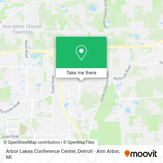 Arbor Lakes Conference Center map