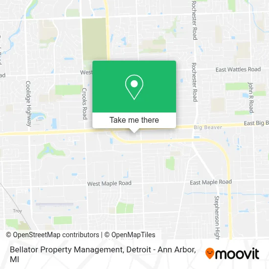 Bellator Property Management map