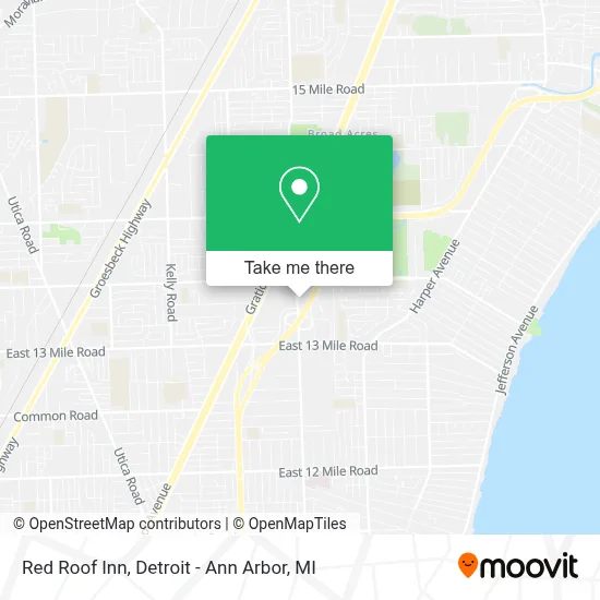 Red Roof Inn map