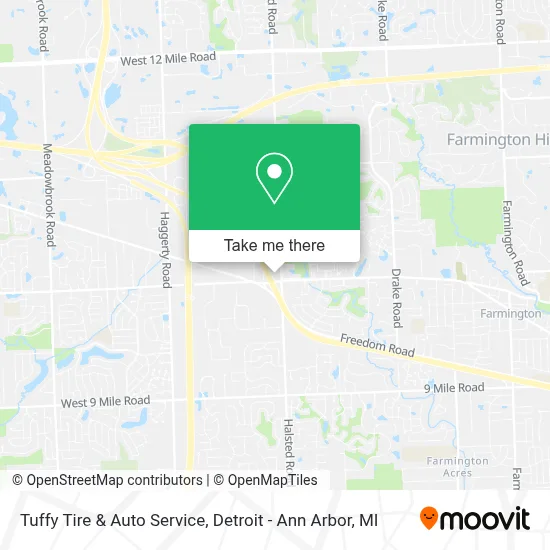 Tuffy Tire & Auto Service map