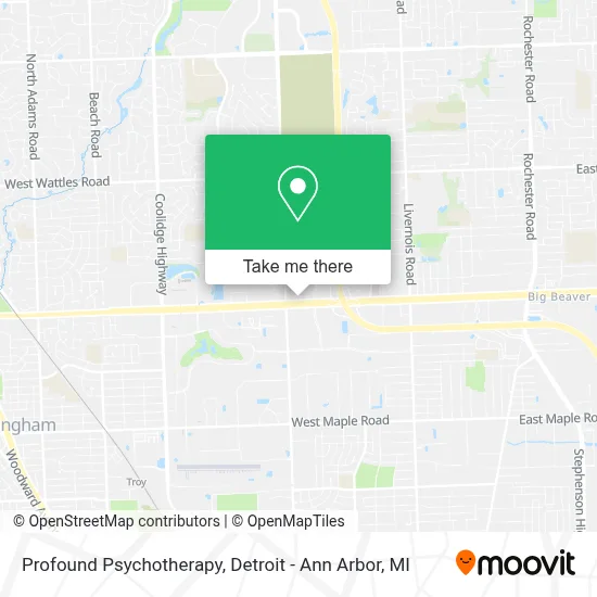 Profound Psychotherapy map
