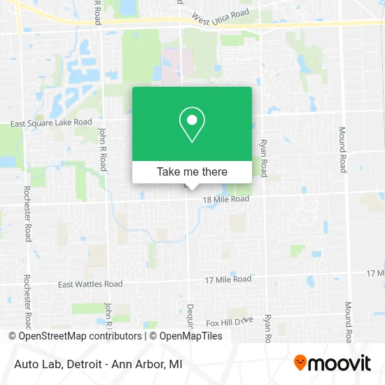 Auto Lab map