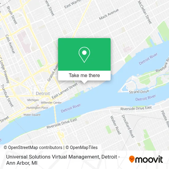 Universal Solutions Virtual Management map