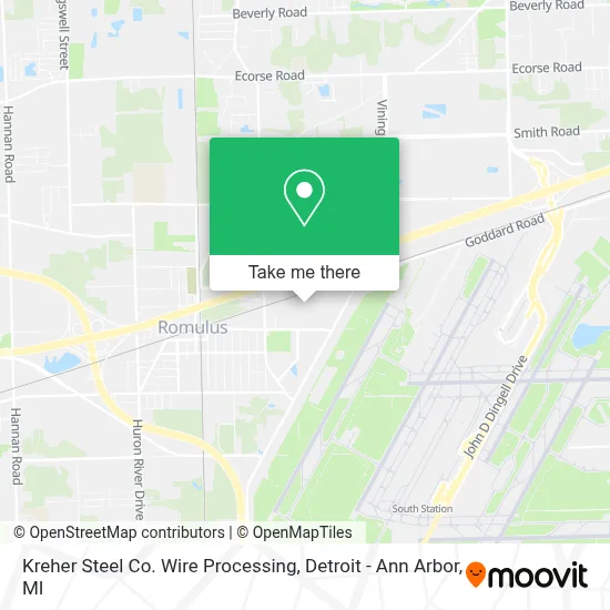 Kreher Steel Co. Wire Processing map