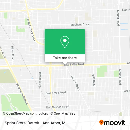 Sprint Store map