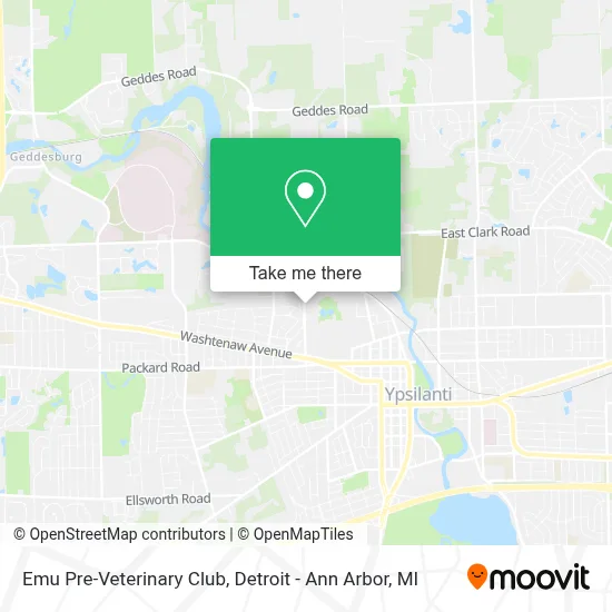 Emu Pre-Veterinary Club map