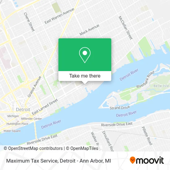 Maximum Tax Service map