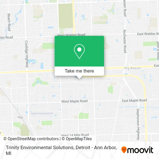 Trinity Environmental Solutions map