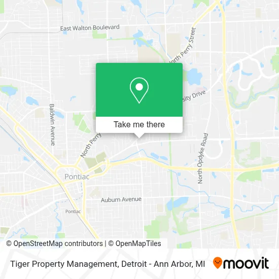 Tiger Property Management map