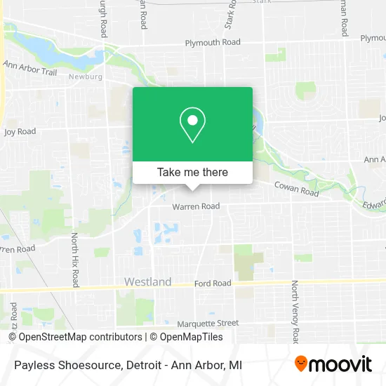 Payless Shoesource map
