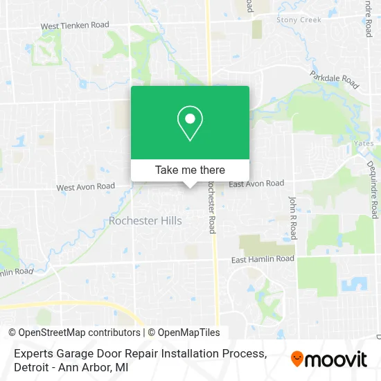 Experts Garage Door Repair Installation Process map