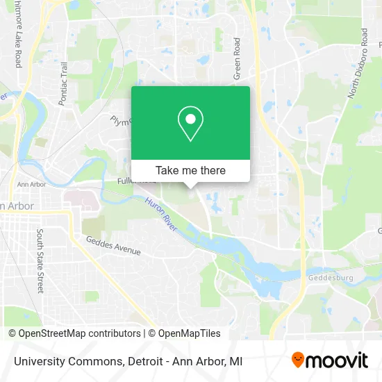 University Commons map