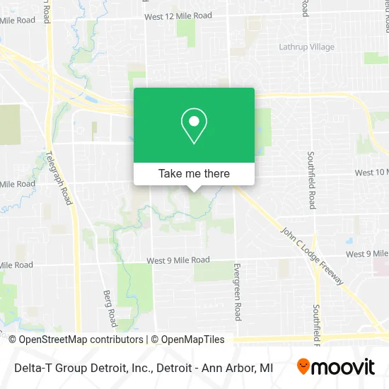 Delta-T Group Detroit, Inc. map