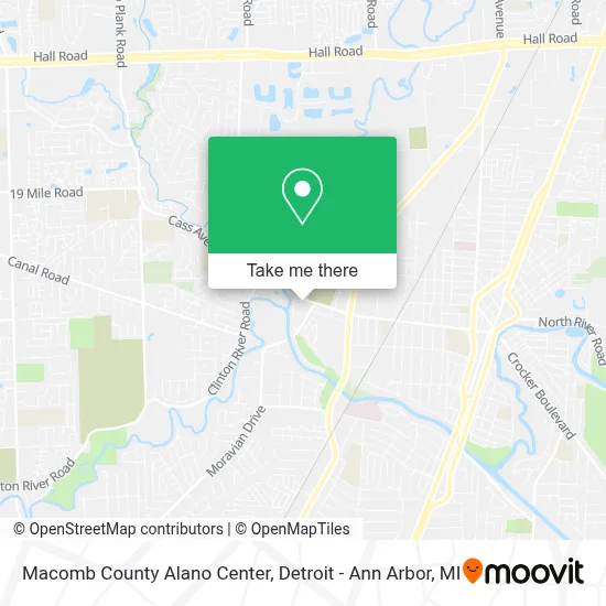 Macomb County Alano Center map