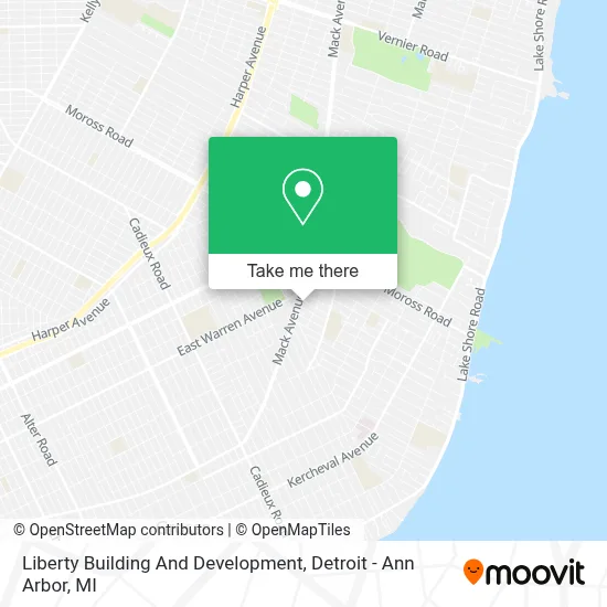 Liberty Building And Development map