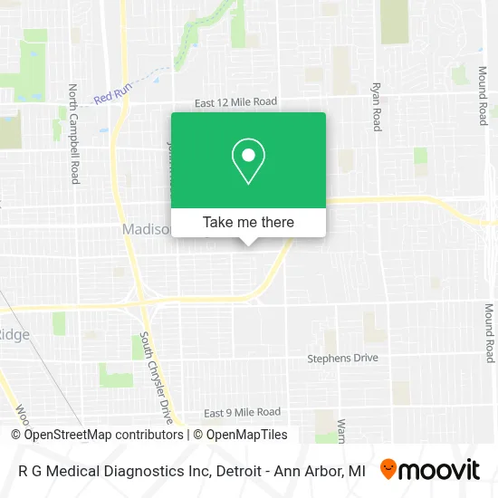 R G Medical Diagnostics Inc map