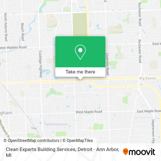 Clean Experts Building Services map