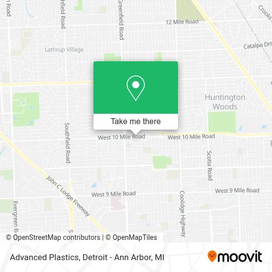 Advanced Plastics map