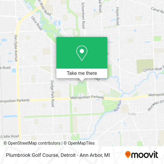 Plumbrook Golf Course map