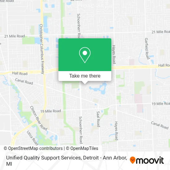 Unified Quality Support Services map
