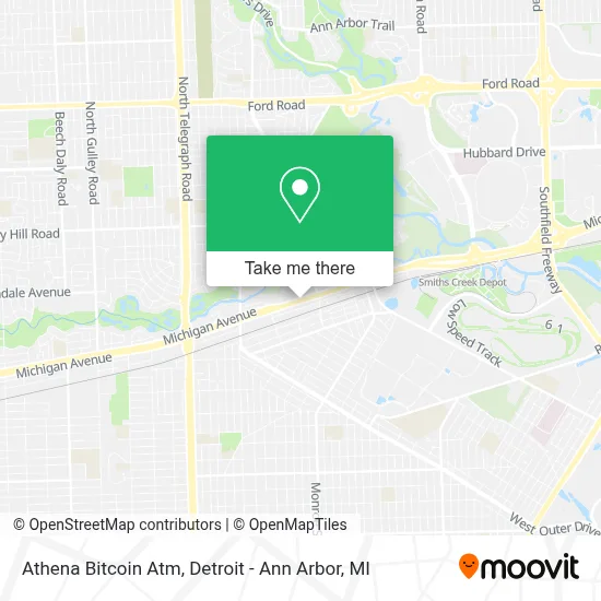 Athena Bitcoin Atm map