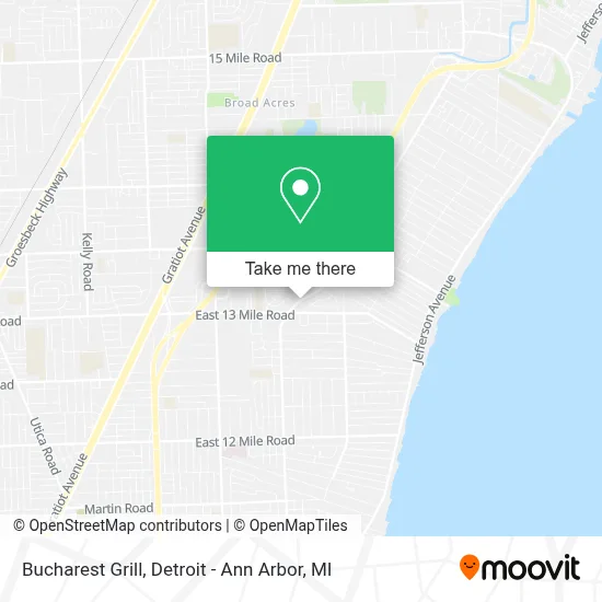 Bucharest Grill map