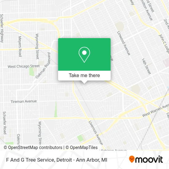 F And G Tree Service map