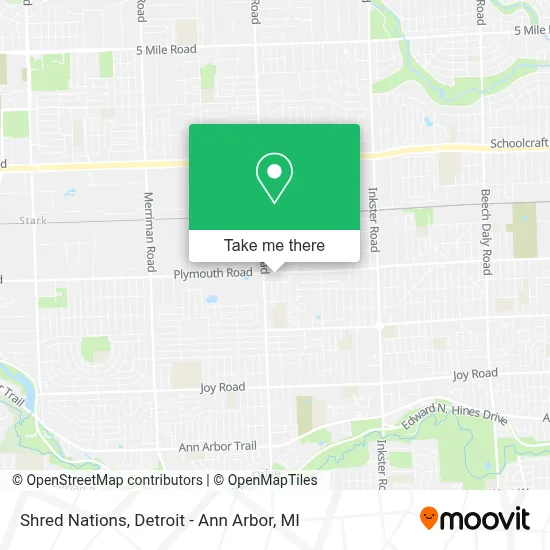 Shred Nations map